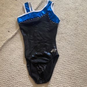 Gently worn gymnastics leotard, alpha factor